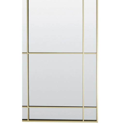 Spiegel RINCON 77x3x183 cm smoke glas en gouden lijst