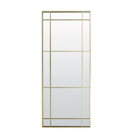 Spiegel RINCON 77x3x183 cm smoke glas en gouden lijst