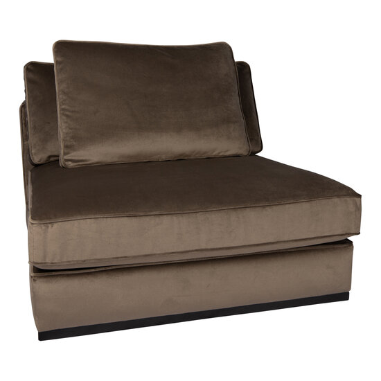 Bank BLOCK taupe sofa element 