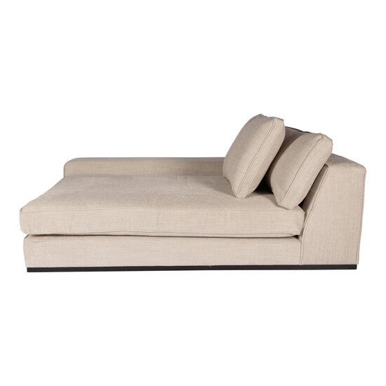 Bank BLOCK naturel sofa chaise met armleuning links element 