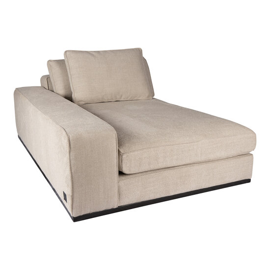 Bank BLOCK naturel sofa chaise met armleuning links element 