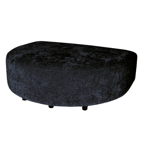 Bank LUJO antraciet longchair pouf