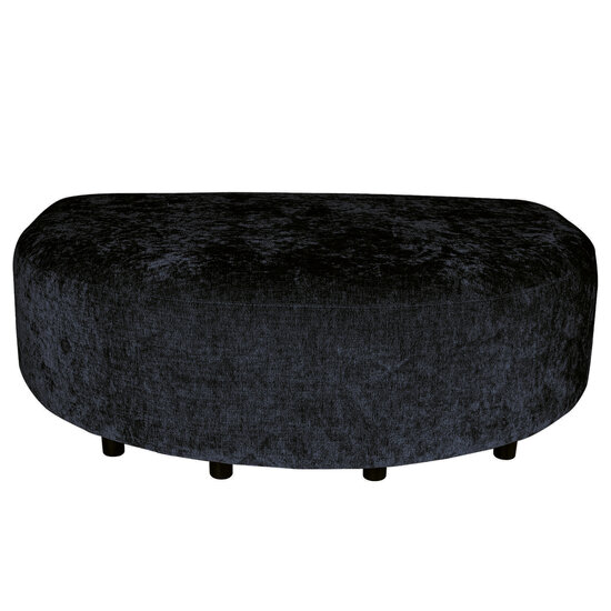 Bank LUJO antraciet longchair pouf